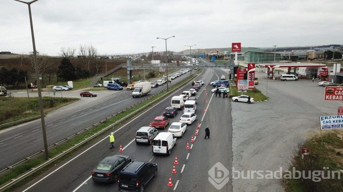 Silivri'de kilometrelerce kuyruk!