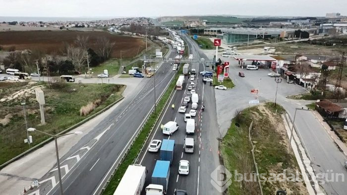 Silivri'de kilometrelerce kuyruk!