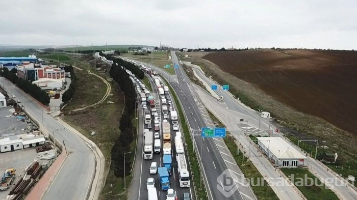 Silivri'de kilometrelerce kuyruk!