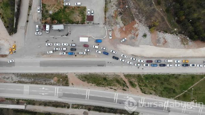 Tüm araçlar durduruldu