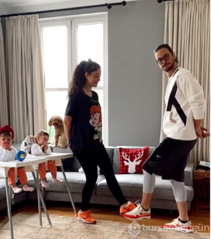 Pelin ve Anıl çiftinden korona dansı