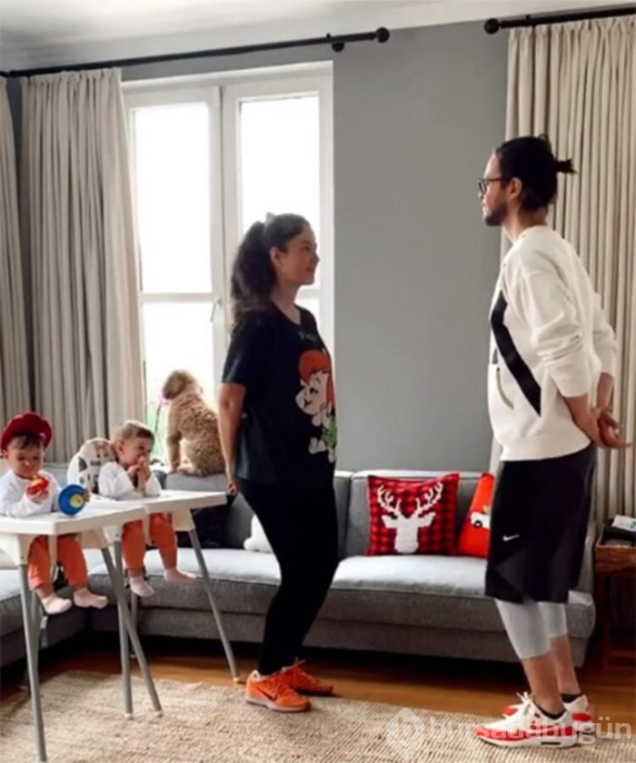 Pelin ve Anıl çiftinden korona dansı
