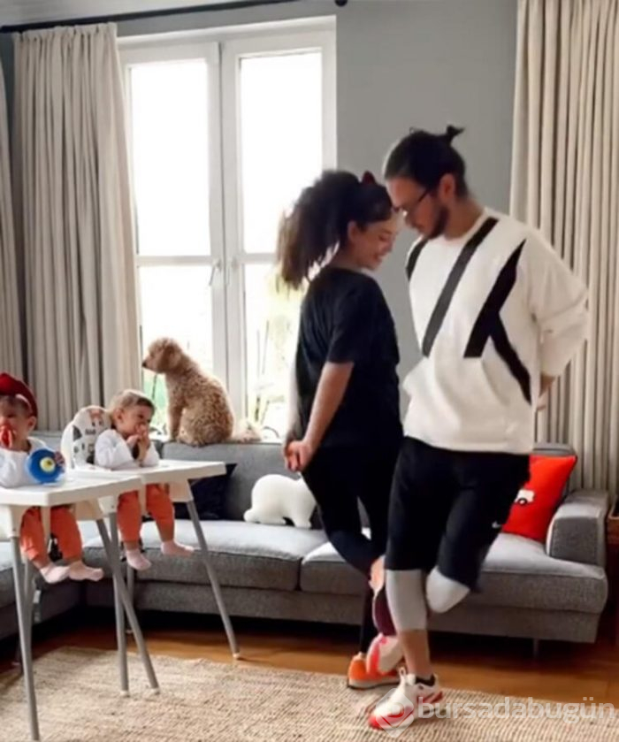 Pelin ve Anıl çiftinden korona dansı