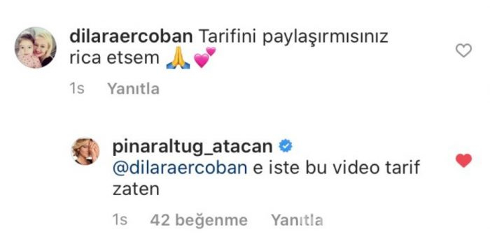 Pınar Altuğ, instagramda takipçilerine öyle cevaplar verdi ki...