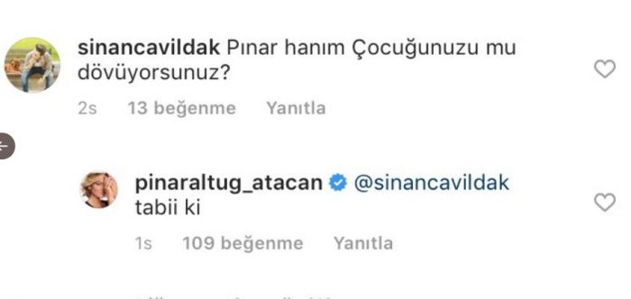 Pınar Altuğ, instagramda takipçilerine öyle cevaplar verdi ki...