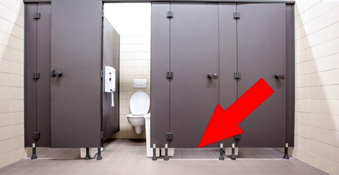Umumi tuvaletlerde kapılar neden yere kadar değil! İşte sebebi