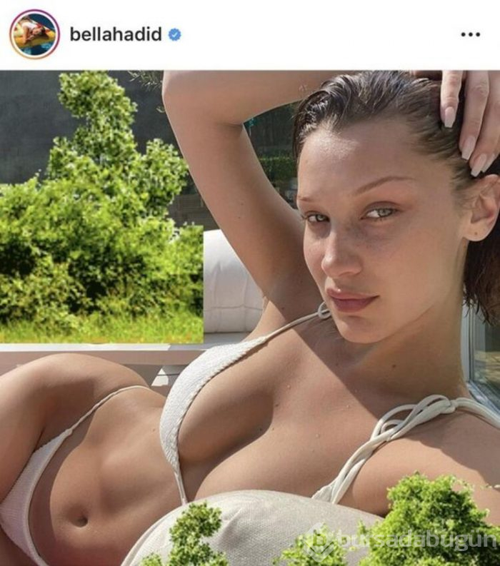 Bella Hadid'in hilesi takipçilerinin gözünden kaçmadı