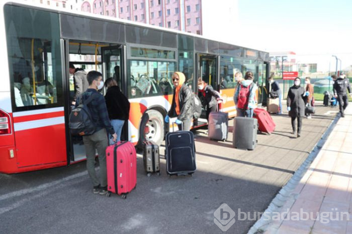 Karantinadaki 520 öğrenci bugün yurttan ayrıldı!