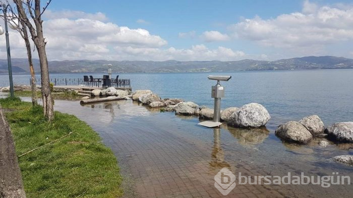Sapanca Gölü'nde su maksimum seviyeye ulaştı