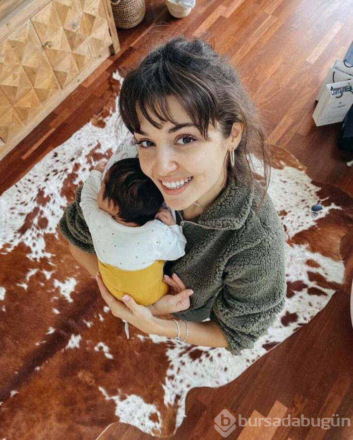 Hande Erçel ve yeğeni Mavi! 