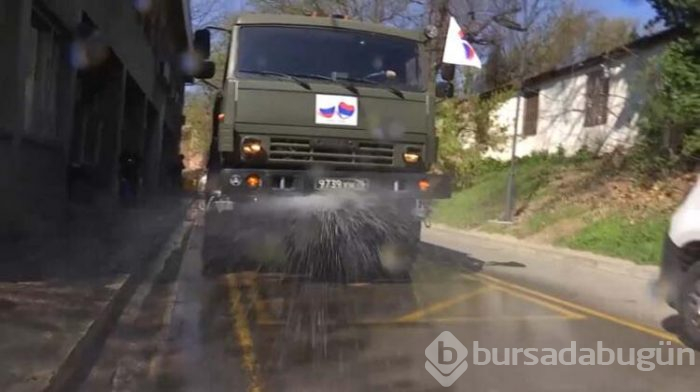 Rus ordusundan corona virüs yardımı