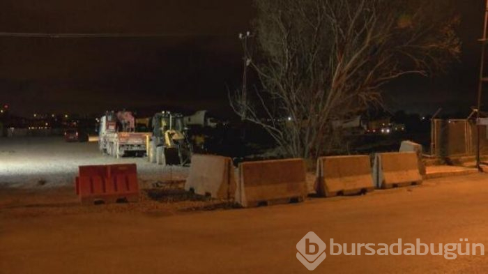 Salgın hastanelerindeki çalışmalar gece de devam etti