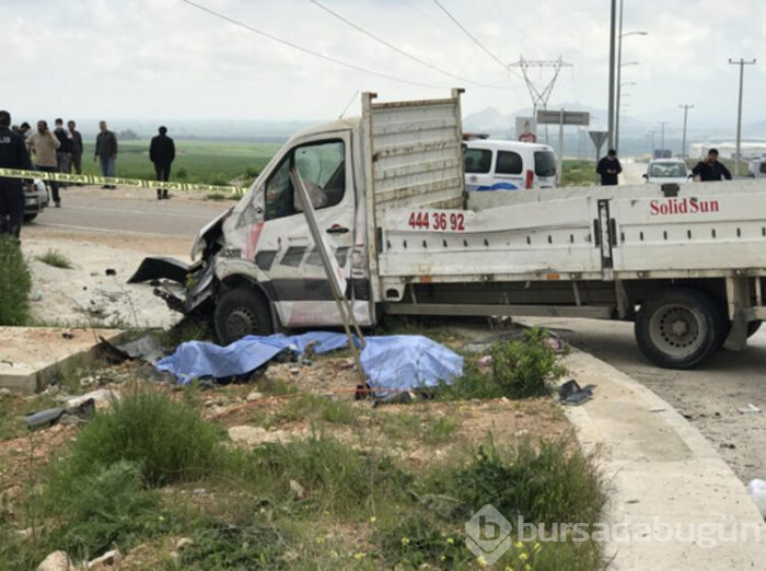 Adana'da feci kaza!