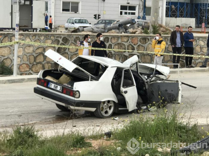 Adana'da feci kaza!
