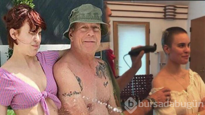 Hollywood yıldızı kızının saçlarını traş etti