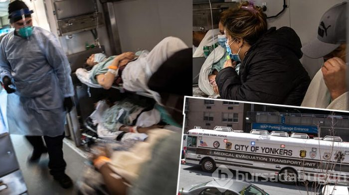  ABD'de hastaneler taştı! COVID-19 hastaları böyle taşınıyor