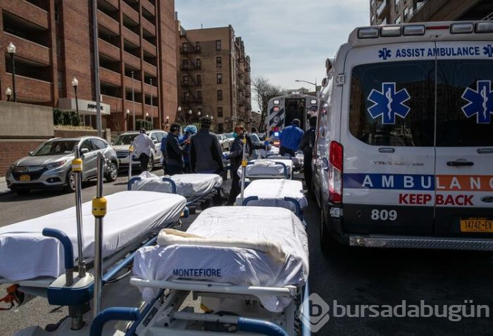  ABD'de hastaneler taştı! COVID-19 hastaları böyle taşınıyor