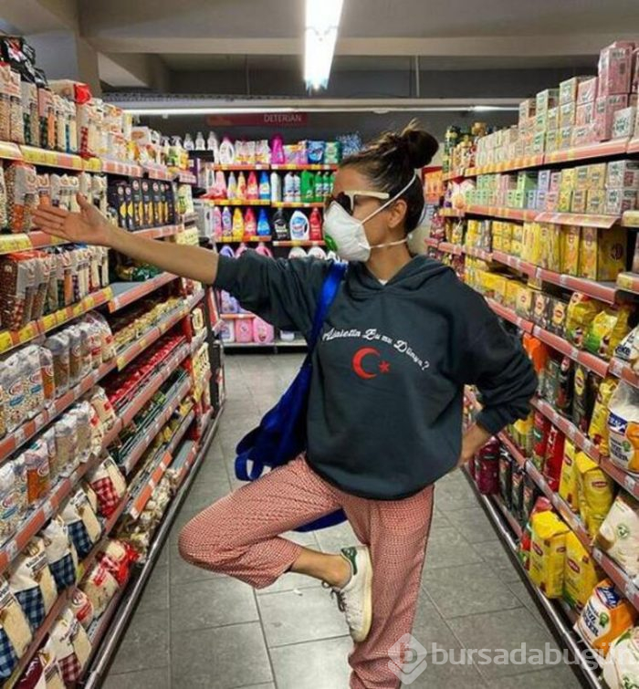 Tanem Sivar'ın market fotoğrafı olay oldu!