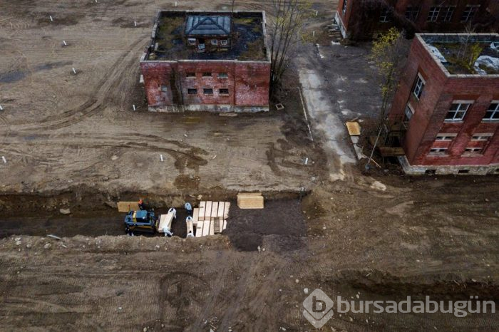 İşte New York'taki toplu mezarların havadan çekilen fotoğrafları