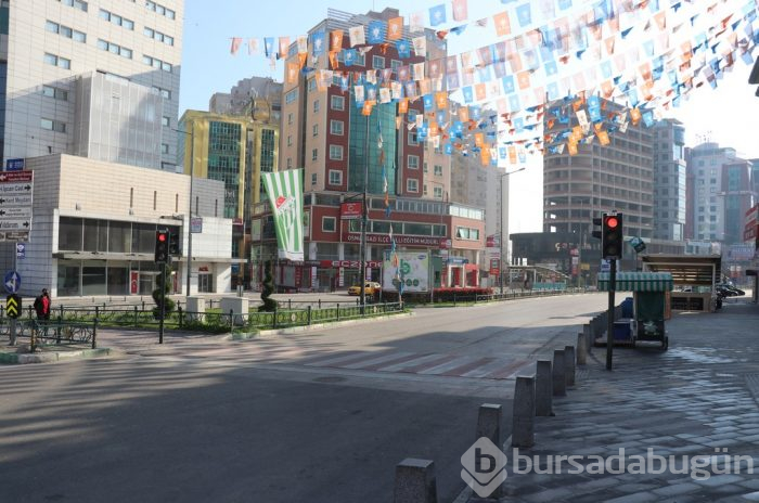 Bursa'nın merkezinde sakinlik hakim	