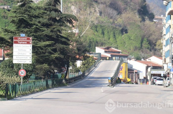 Bursa'nın merkezinde sakinlik hakim	
