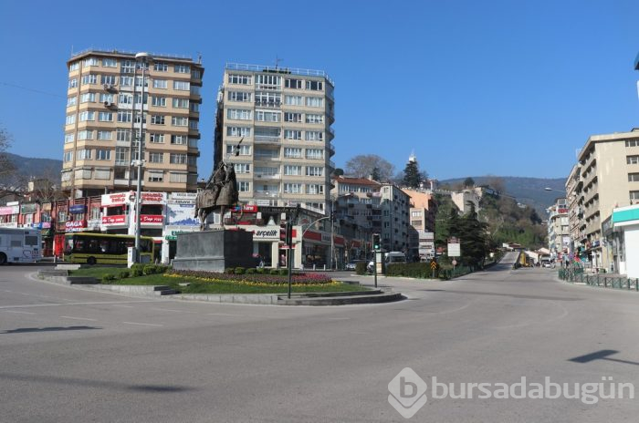 Bursa'nın merkezinde sakinlik hakim	