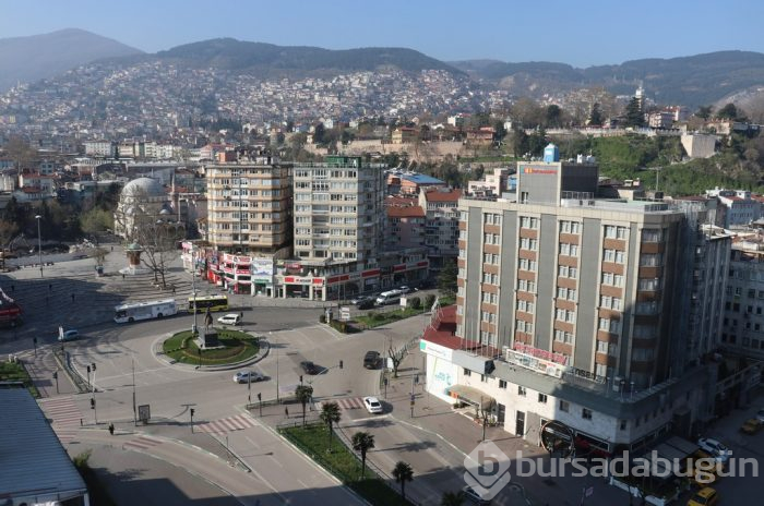 Bursa'nın merkezinde sakinlik hakim	