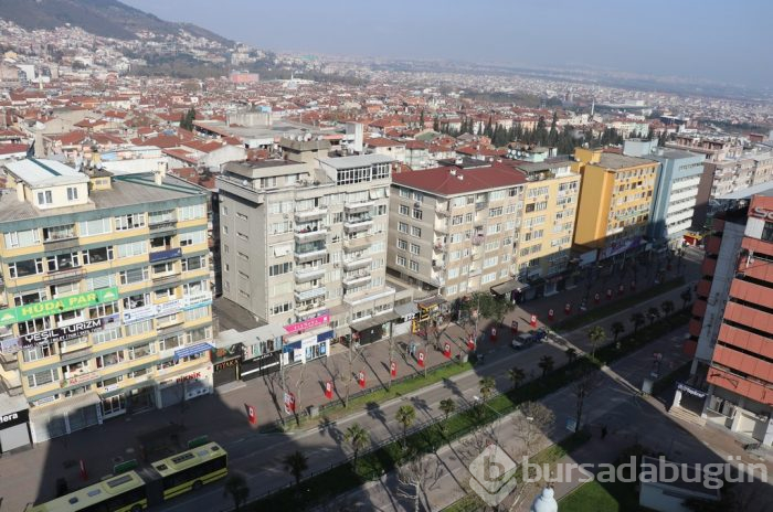 Bursa'nın merkezinde sakinlik hakim	