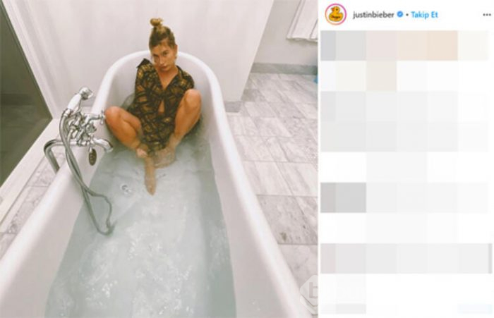 Hailey'den karantinada cesur pozlar