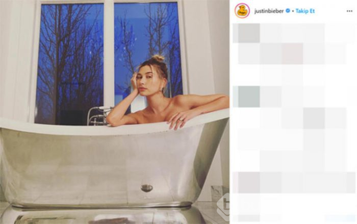 Hailey'den karantinada cesur pozlar