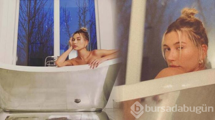 Hailey'den karantinada cesur pozlar