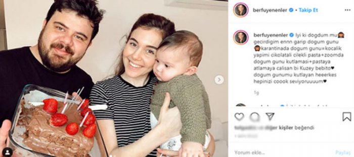 Berfu Yenenler doğum günüyle ilgili konuştu 