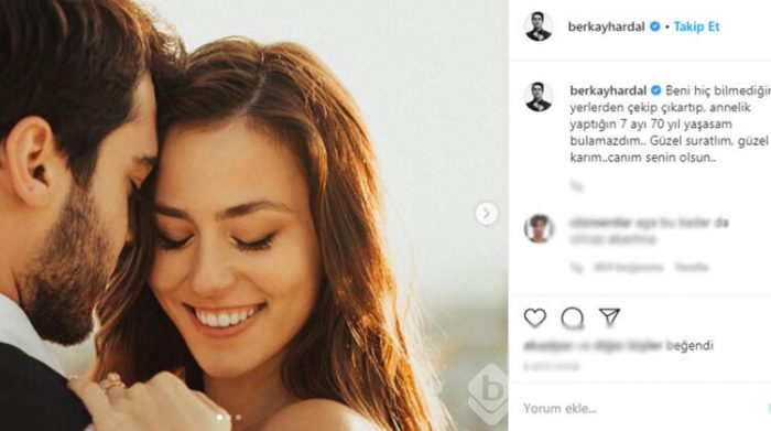 Ünlü oyuncu Berkay: Güzel suratlım, güzel karım