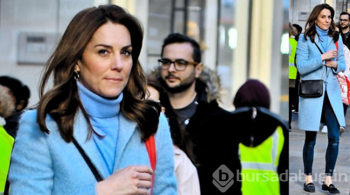 Kate Middleton, objektiflere alışılmışın dışında bir görüntü verdi
