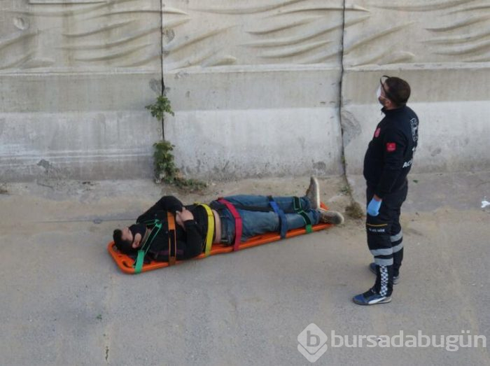 Sancaktepe'de dereye düştü! 