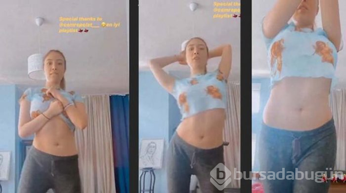 Yasmin Erbil karantinada dans videosu paylaştı