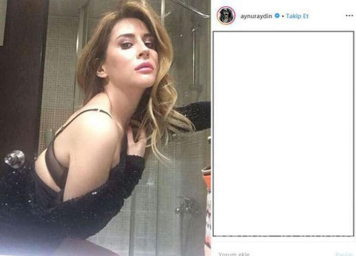 Aynur Aydın'dan ikinci sütyen paylaşımı