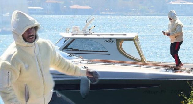 Tanınmamak için kılık değiştirdi ama nafile!