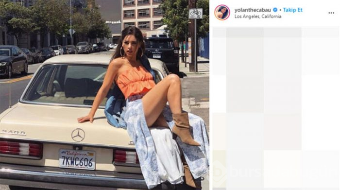 Yolanthe Cabau, karantinada sosyal medyaya sardı