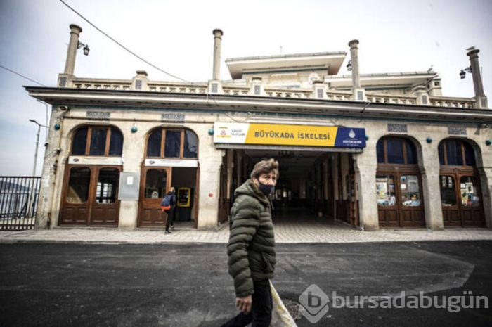Büyükada'da corona virüs sessizliği