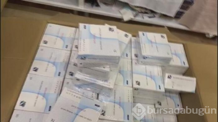 5 bin 575 corona virüs hızlı tanı kiti ele geçirildi