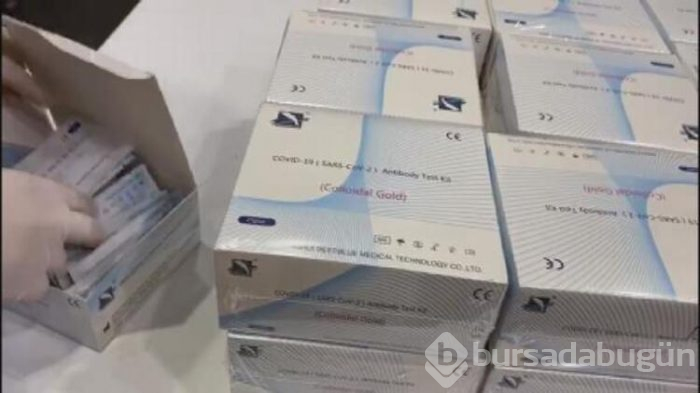 5 bin 575 corona virüs hızlı tanı kiti ele geçirildi