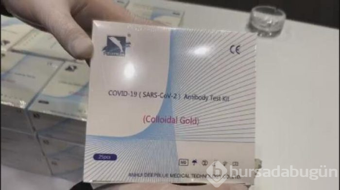 5 bin 575 corona virüs hızlı tanı kiti ele geçirildi
