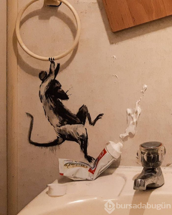 Dünyaca ünlü sokak sanatçısı Banksy: "Karım evde çalışmamdan nefret ediyor"
