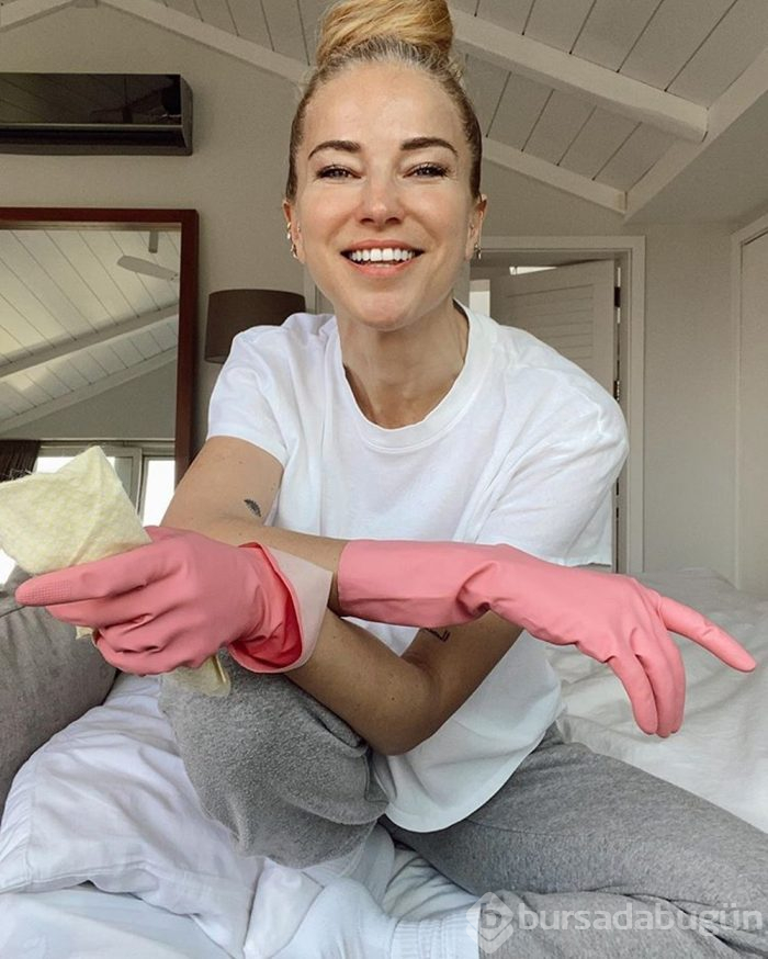 Burcu Esmersoy karantinada neler yapıyor?