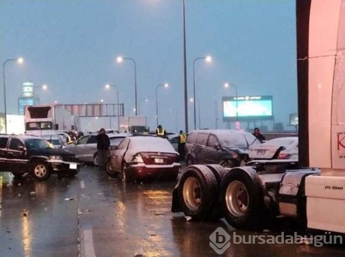 Böyle zincirleme kaza görülmedi! Tam 60 araç birbirine girdi