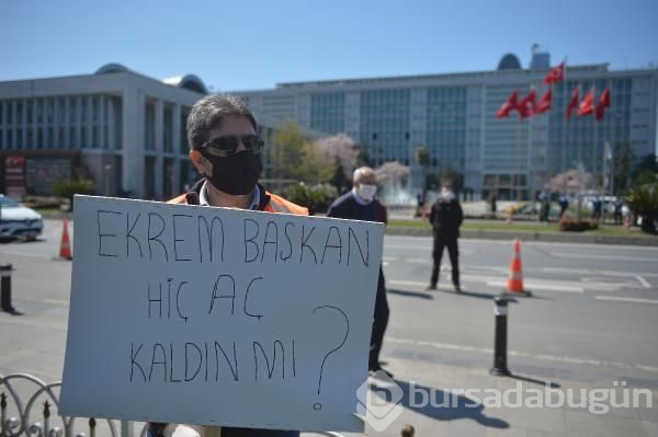 İşçiler İstanbul Büyükşehir Belediyesi önünde eylemde!