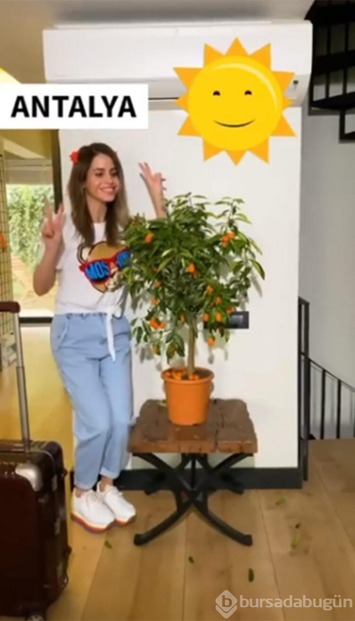Büşra Pekin'den oturduğu yerden dünya turu
