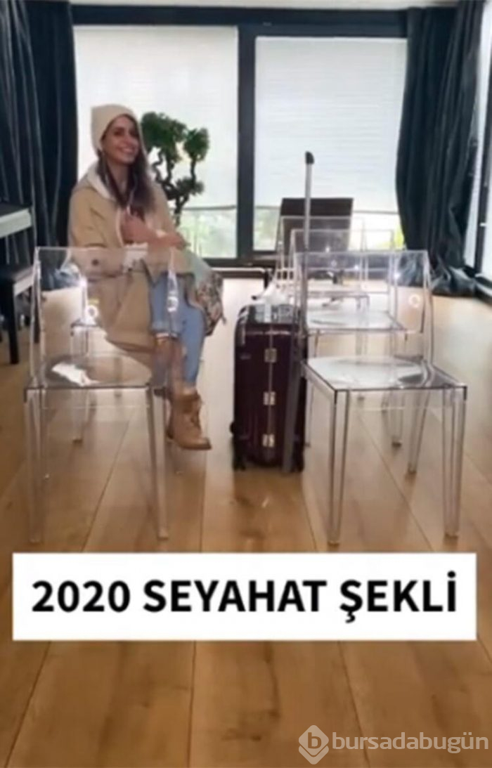 Büşra Pekin'den oturduğu yerden dünya turu