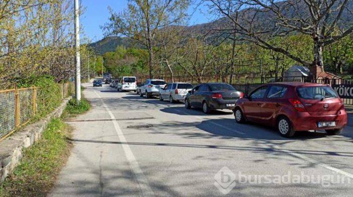 Uludağ'da uzun kuyruklar oluştu 